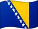 Bosnien Flagge zum Sortieren von Casinos verwendet