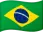 Brasilianische Flagge zum Sortieren von Casinos