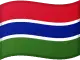 Gambia-Flagge zum Sortieren von Casinos
