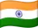 Indien Flagge zum Sortieren von Casinos verwendet