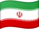 Iran Flagge zum Sortieren von Casinos verwendet