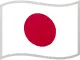Japanische Flagge zum Sortieren von Casinos