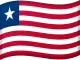 Liberianische Flagge zum Sortieren von Casinos