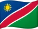 Namibia-Flagge zum Sortieren von Casinos
