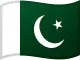 Pakistanische Flagge zum Sortieren von Casinos