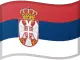 Serbische Flagge zum Sortieren von Casinos