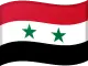 Syrische Flagge zum Sortieren von Casinos